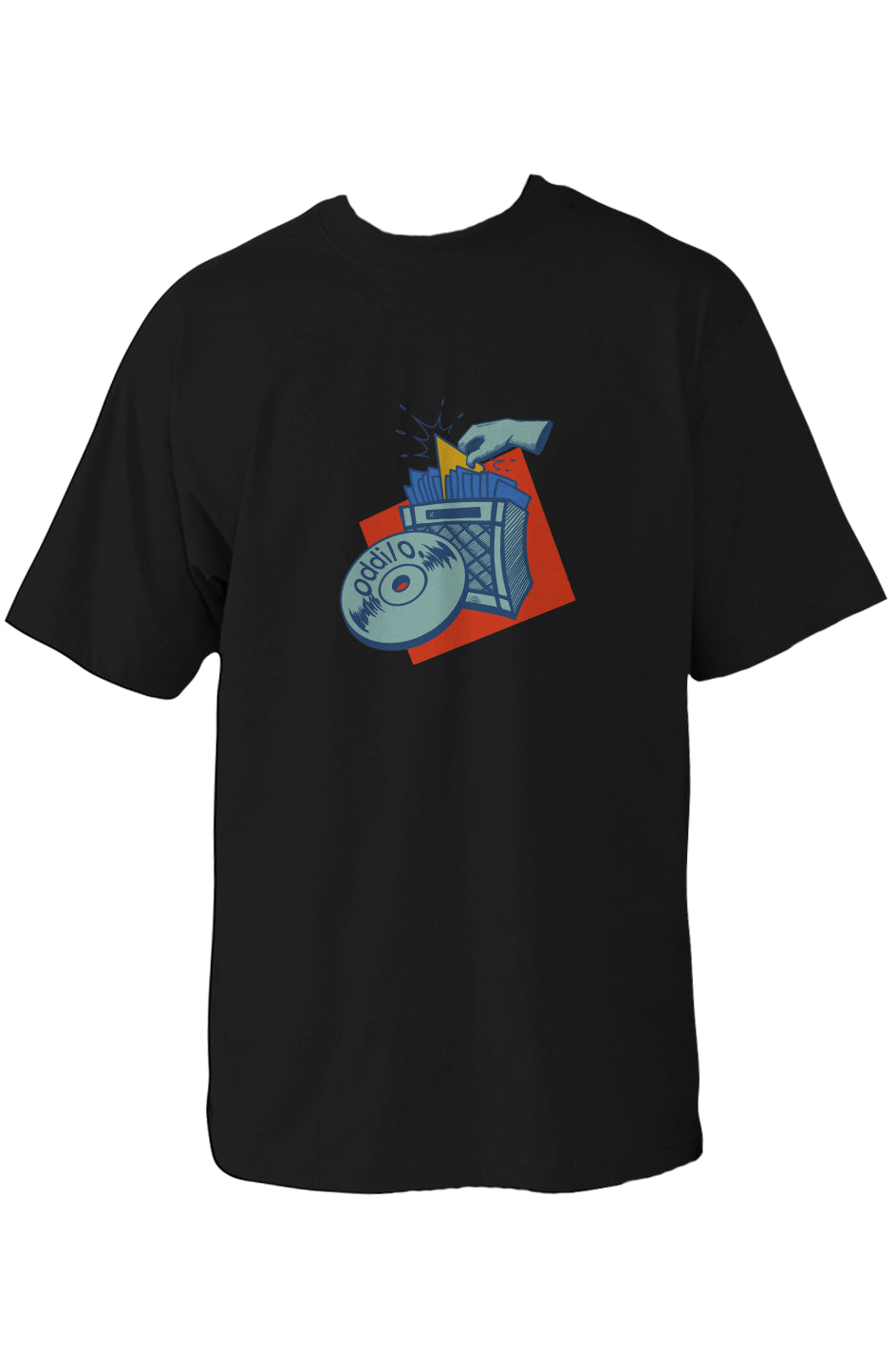 Record Crates - Heavyweight T Shirt