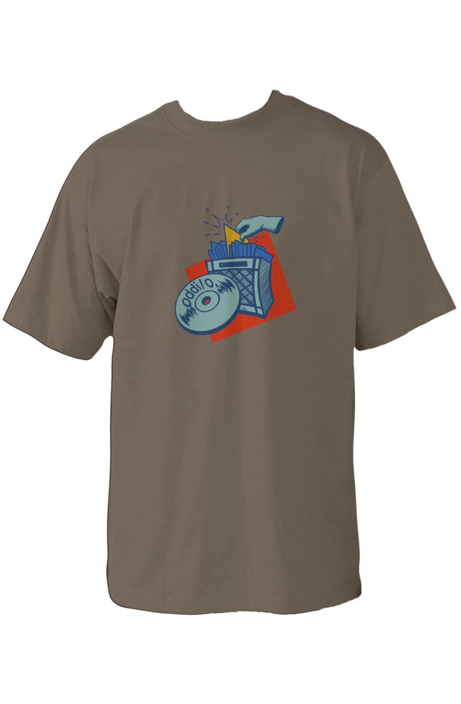 Record Crates - Heavyweight T Shirt